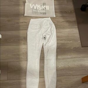 WISKII Gray High-Waisted Leggings